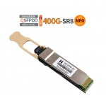 鸿章400G高速传输QSFP-DD光纤MPO模块超算IB